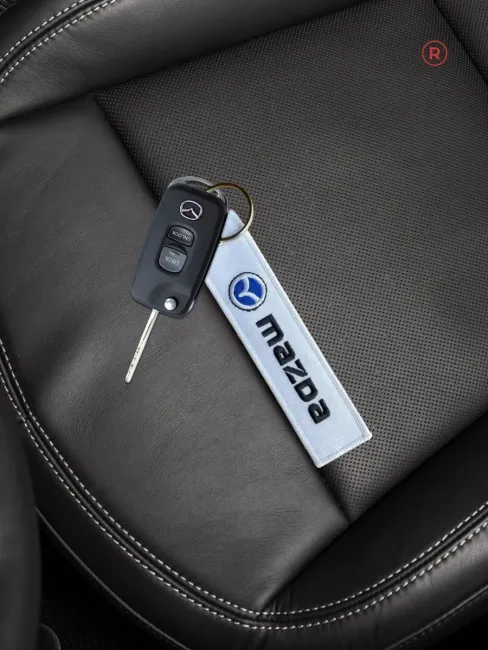 Тканевый брелок ремувка Mazda Мазда