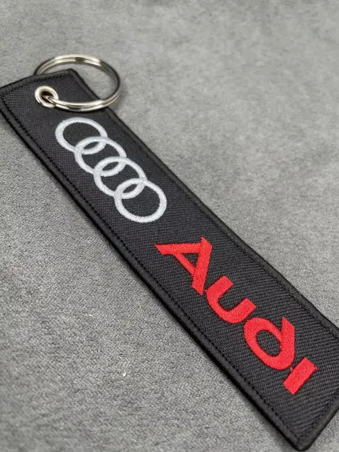 Тканевый брелок ремувка Audi Ауди