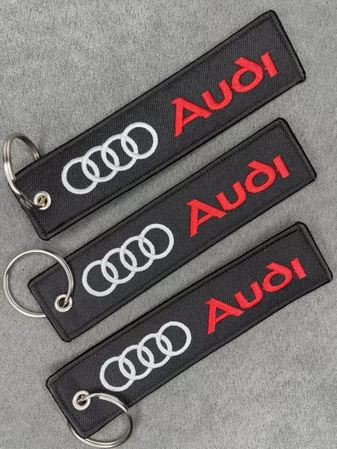 Тканевый брелок ремувка Audi Ауди