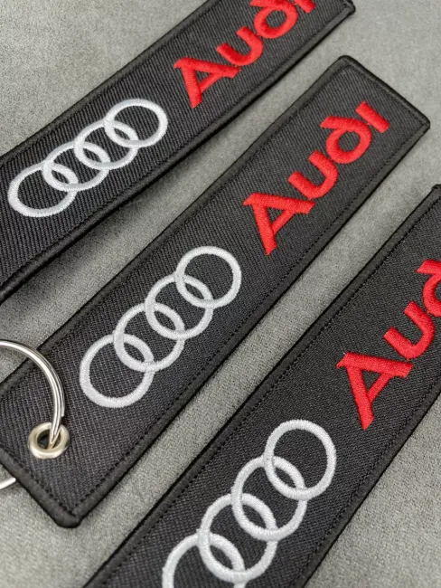 Тканевый брелок ремувка Audi Ауди