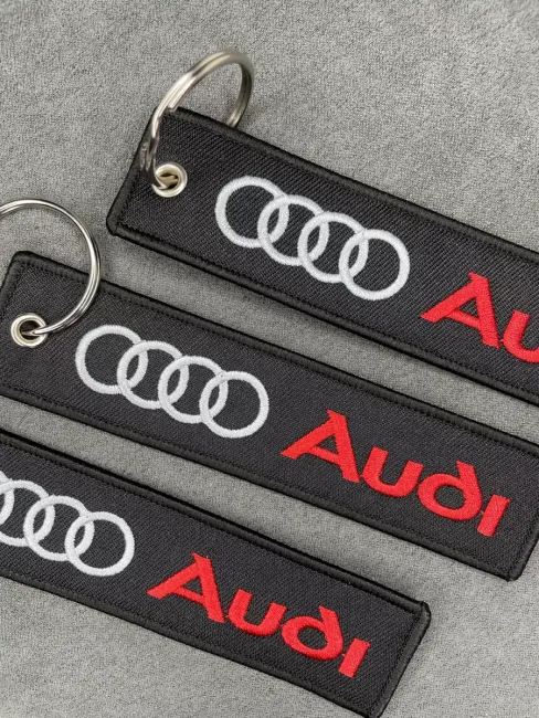 Тканевый брелок ремувка Audi Ауди