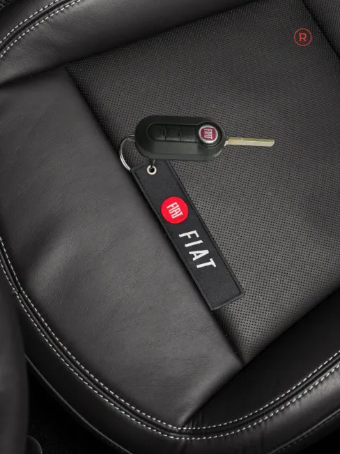 Тканевый брелок ремувка FIAT Фиат