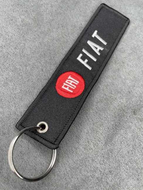 Тканевый брелок ремувка FIAT Фиат