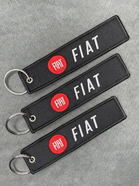 Тканевый брелок ремувка FIAT Фиат