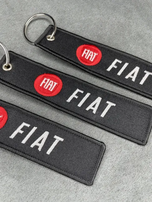 Тканевый брелок ремувка FIAT Фиат