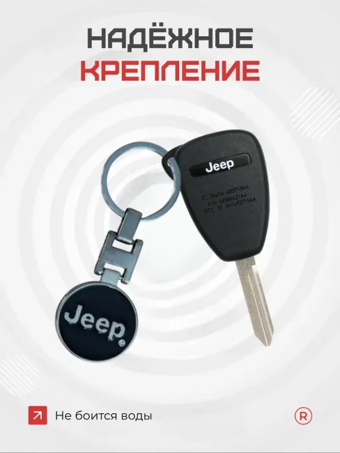 Металлический брелок JEEP Джип