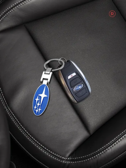 Металлический брелок Subaru Субару