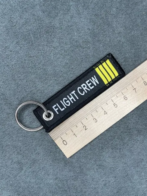 Мини тканевый брелок ремувка Flight Crew