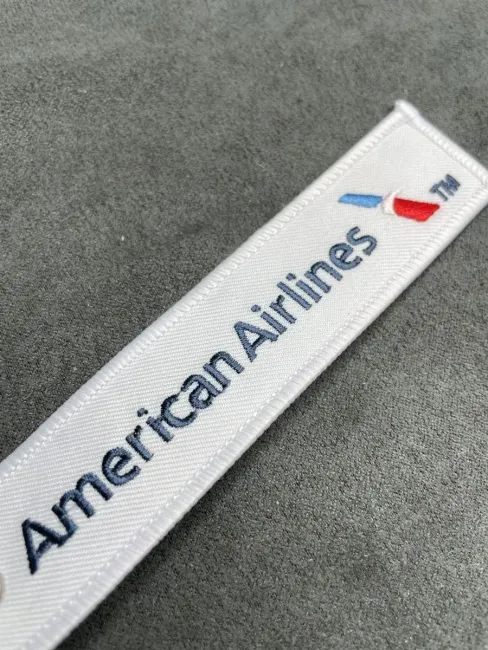 Тканевый брелок ремувка AMERICAN Airlines