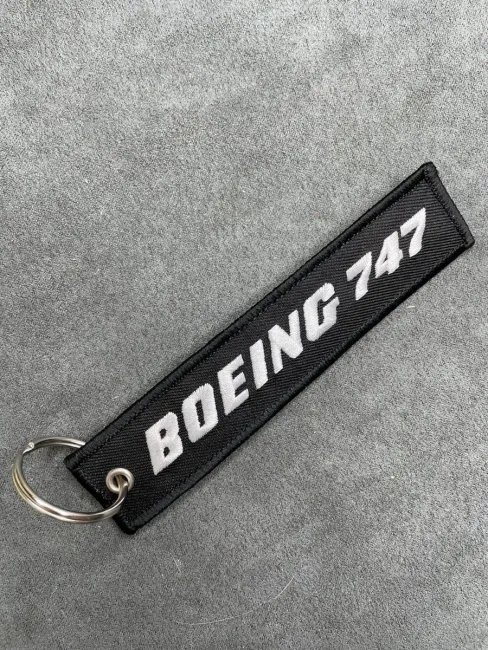 Тканевый брелок ремувка BOEING 747