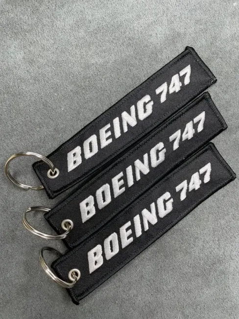 Тканевый брелок ремувка BOEING 747