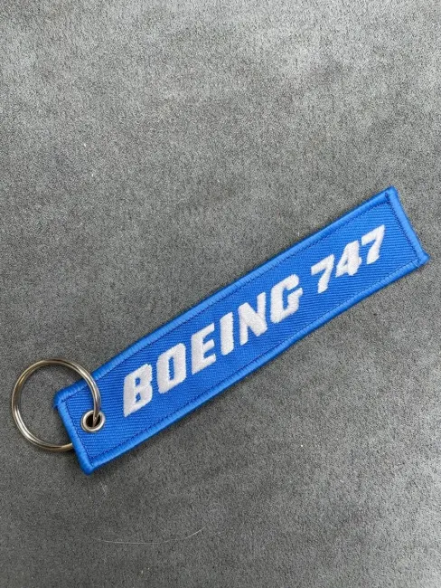 Тканевый брелок ремувка BOEING 747