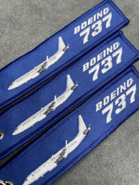 Тканевый брелок ремувка BOEING 737 Боинг 737