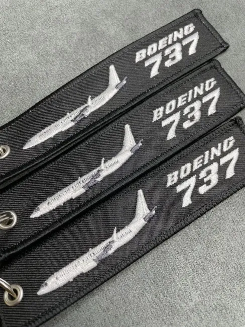 Тканевый брелок ремувка BOEING 737 Боинг 737