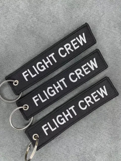 Тканевый брелок ремувка FLIGHT CREW Лётный экипаж