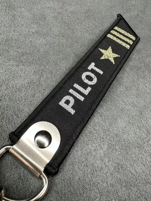 Тканевый брелок ремувка Pilot Пилот