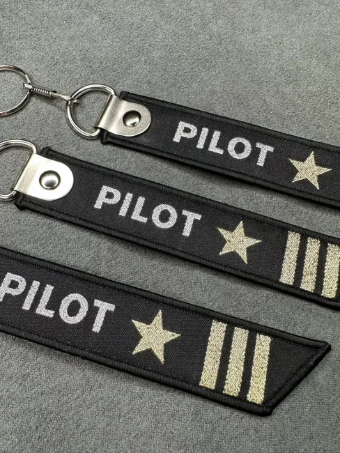 Тканевый брелок ремувка Pilot Пилот