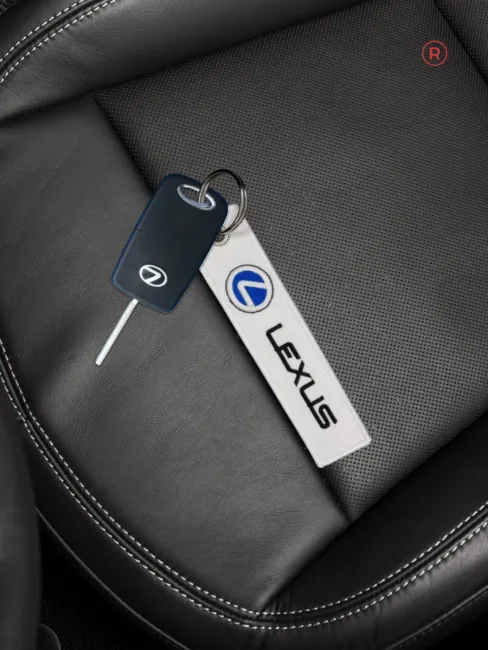 Тканевый брелок ремувка для ключей Lexus Лексус