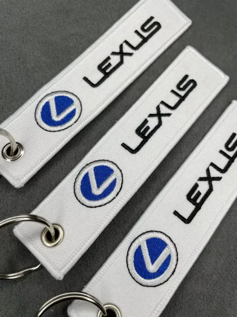Тканевый брелок ремувка для ключей Lexus Лексус