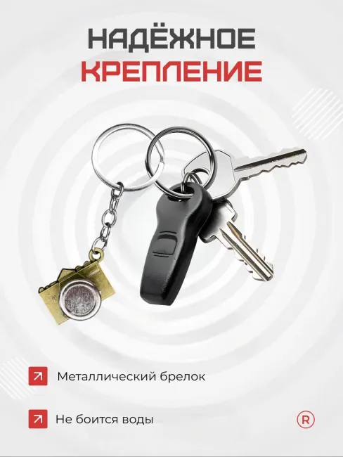 Металлический брелок Фотоаппарат