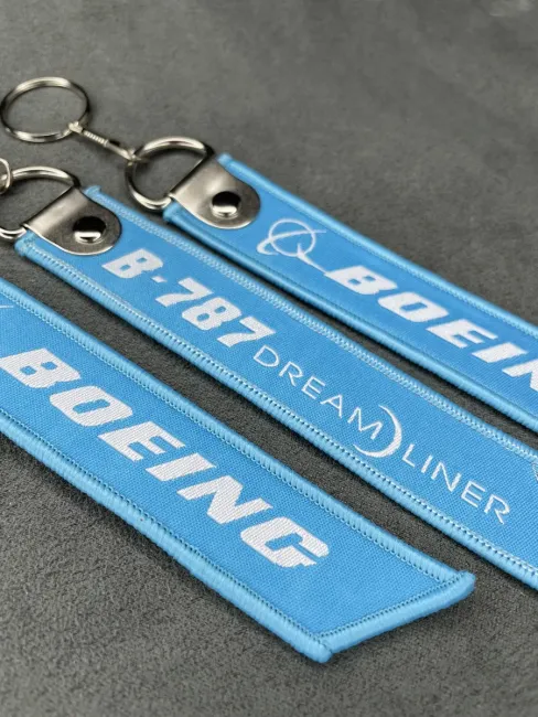 Тканевый брелок ремувка BOEING B 787 DreamLiner авиация