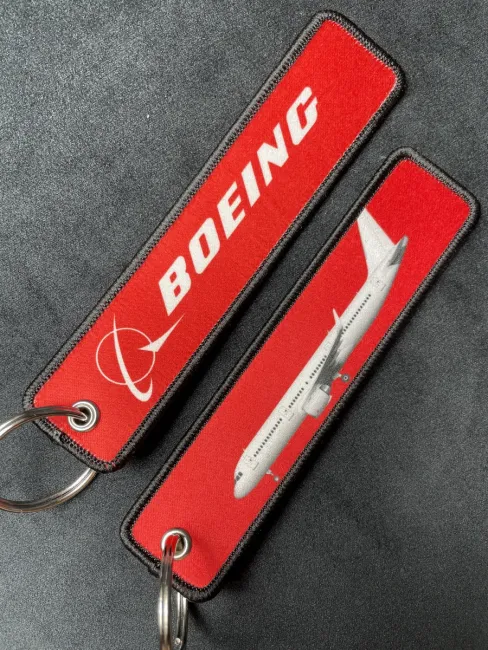 Тканевый брелок ремувка BOEING Боинг