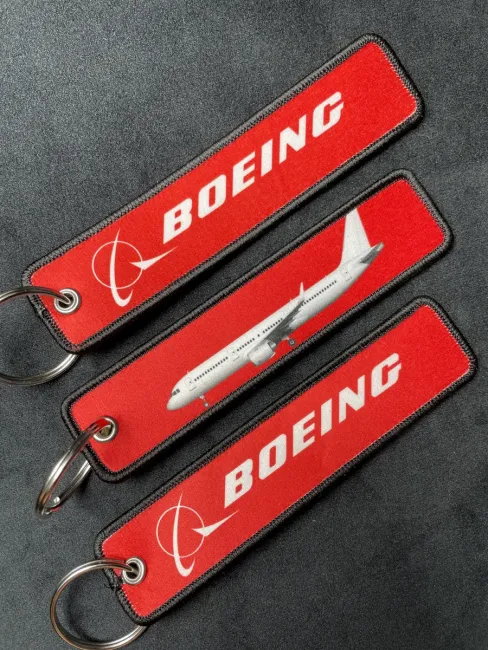 Тканевый брелок ремувка BOEING Боинг