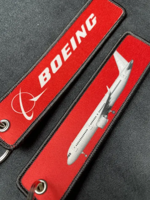Тканевый брелок ремувка BOEING Боинг