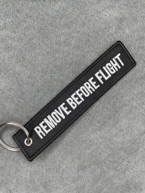 Тканевая ремувка REMOVE BEFORE FLIGHT Изъять Перед полетом