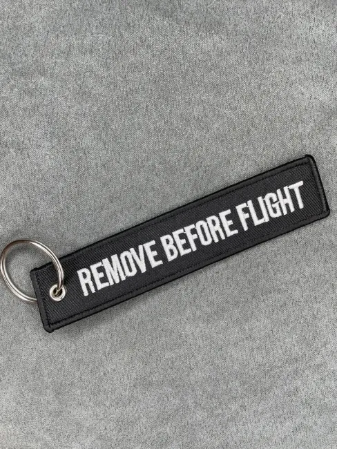 Тканевая ремувка REMOVE BEFORE FLIGHT Изъять Перед полетом