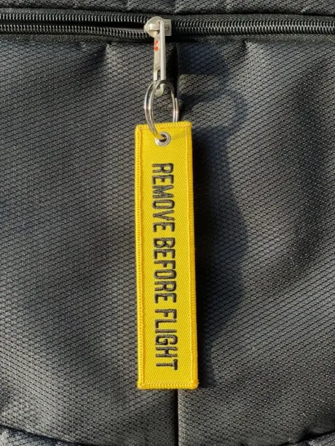 Тканевая ремувка REMOVE BEFORE FLIGHT Изъять Перед полетом