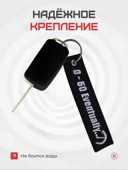 Тканевый брелок ремувка 0-60 Eventually