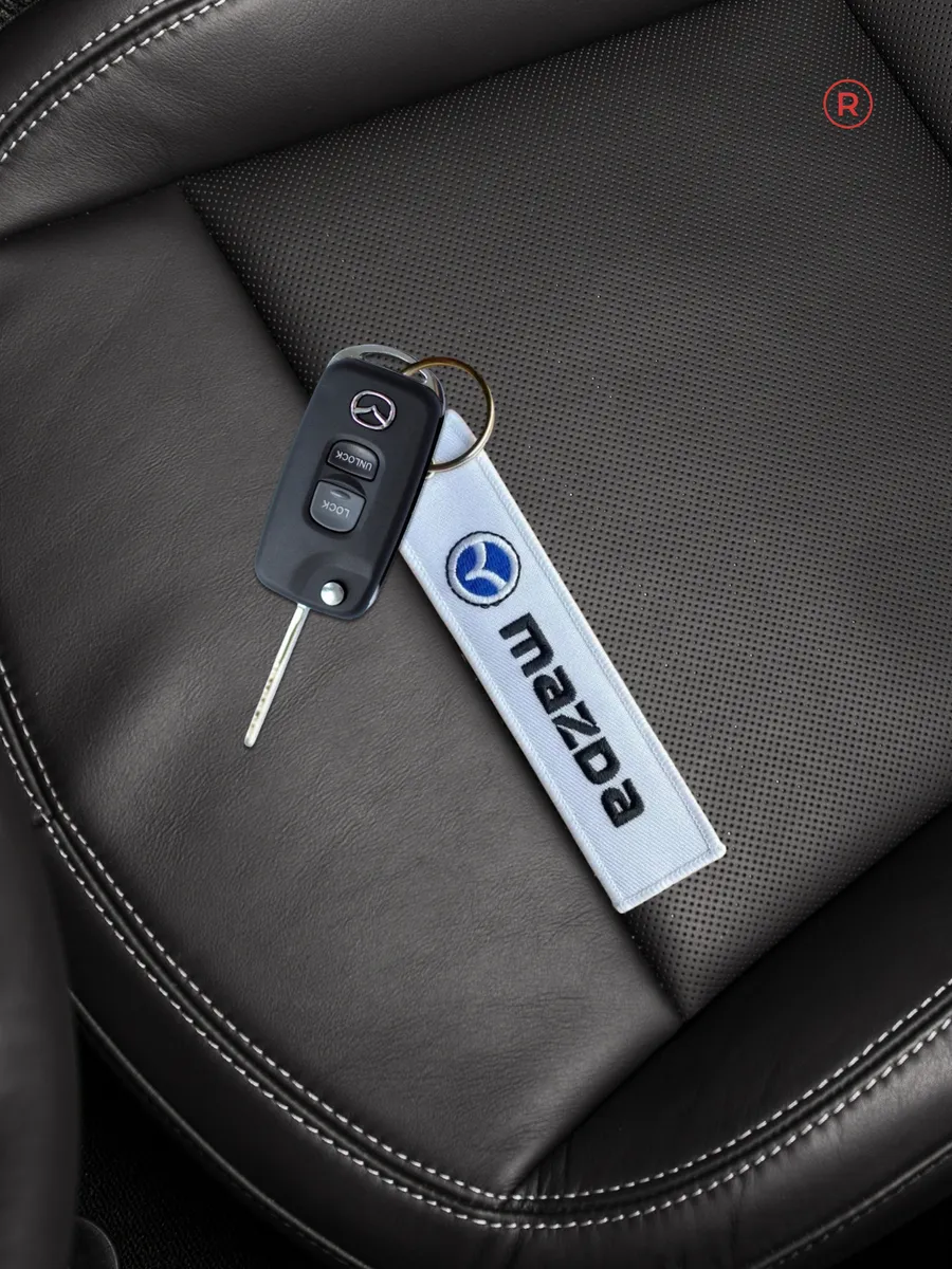 Тканевый брелок ремувка Mazda Мазда