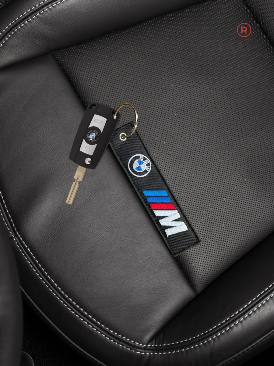 Тканевый брелок ремувка BMW БМВ