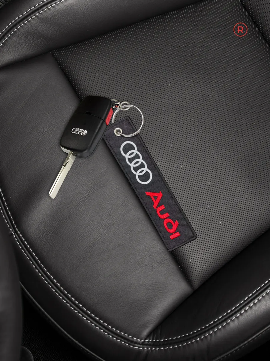 Тканевый брелок ремувка Audi Ауди