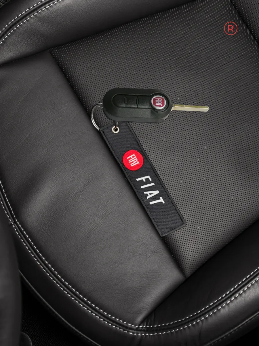 Тканевый брелок ремувка FIAT Фиат