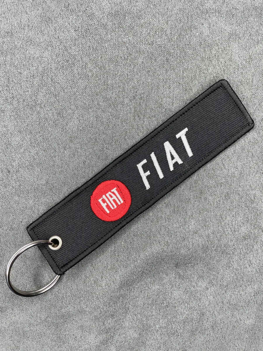 Тканевый брелок ремувка FIAT Фиат