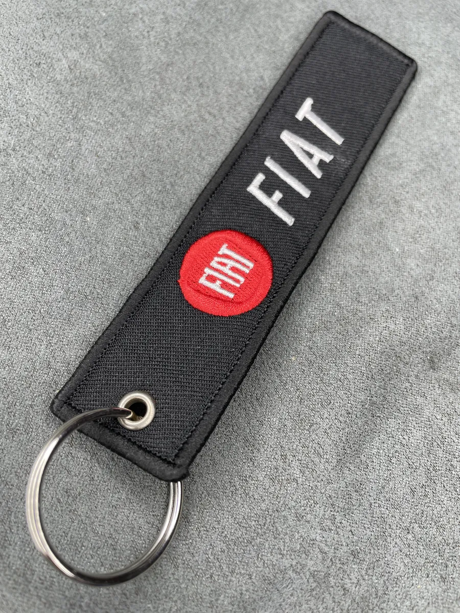 Тканевый брелок ремувка FIAT Фиат