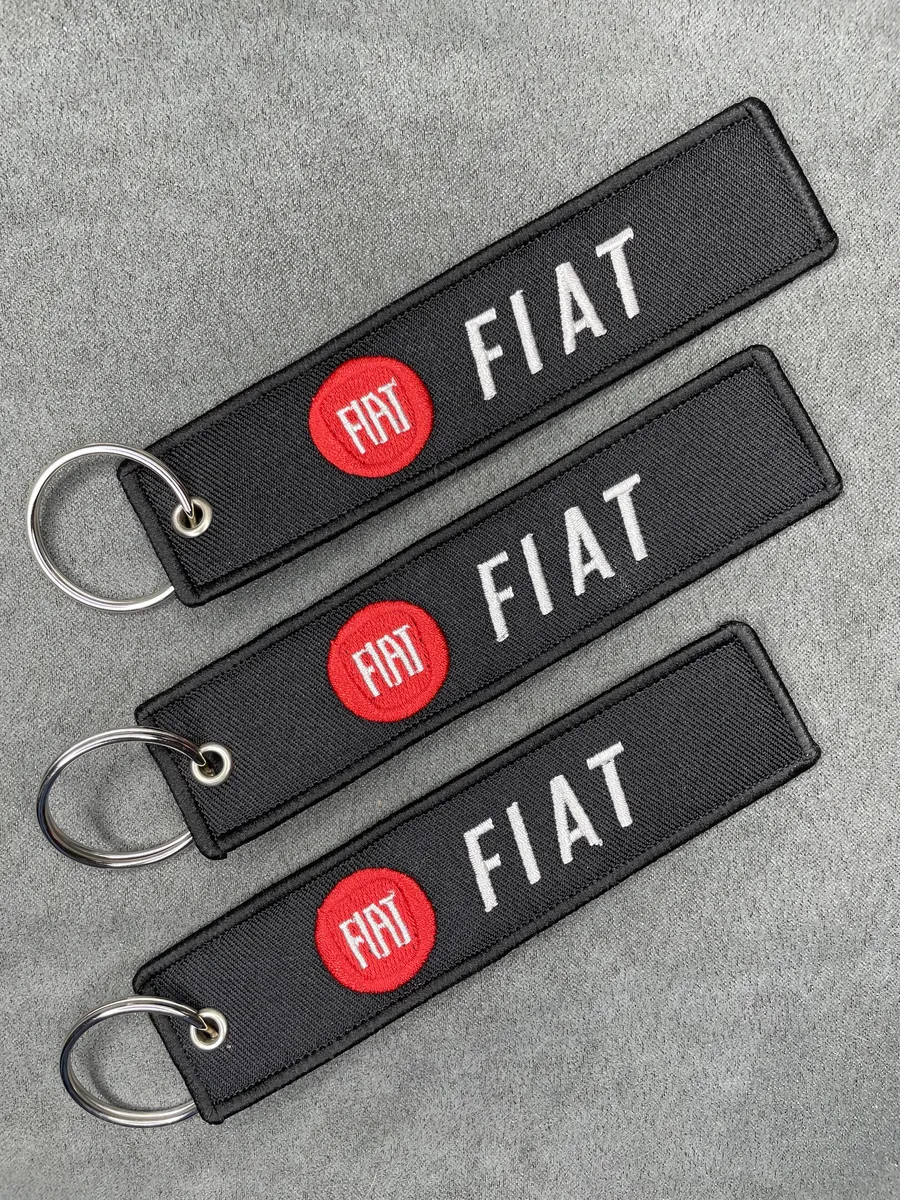 Тканевый брелок ремувка FIAT Фиат