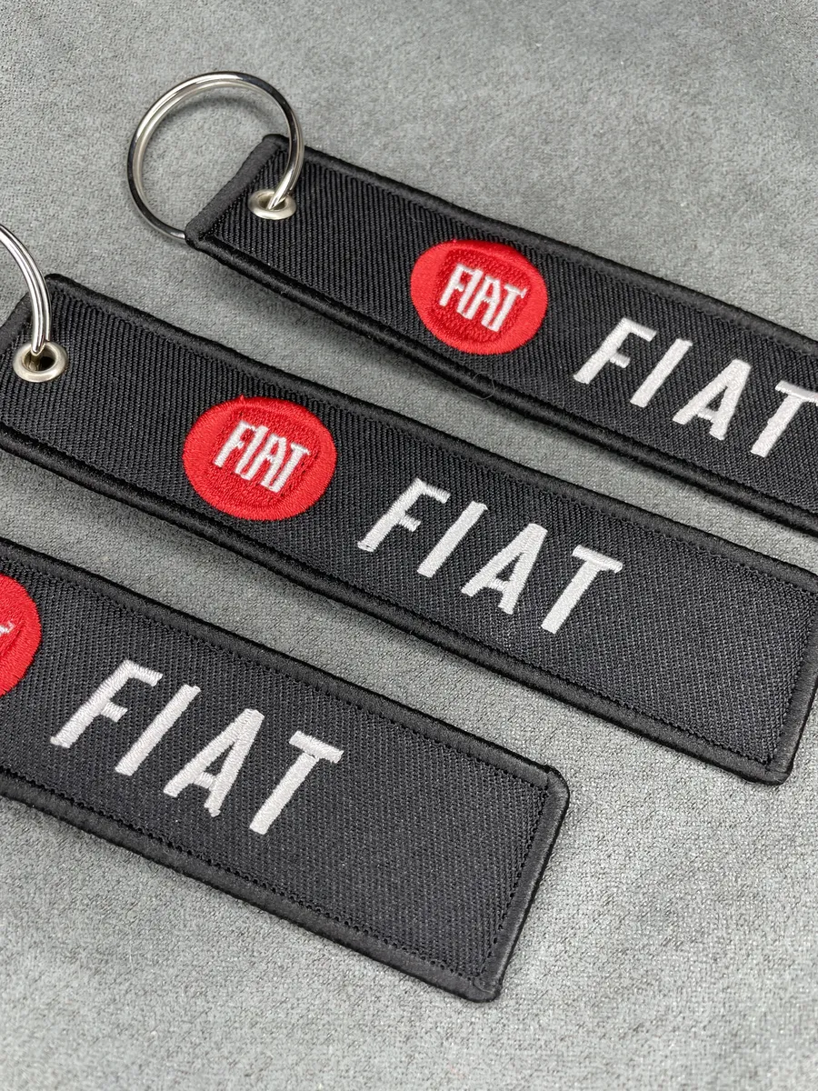 Тканевый брелок ремувка FIAT Фиат