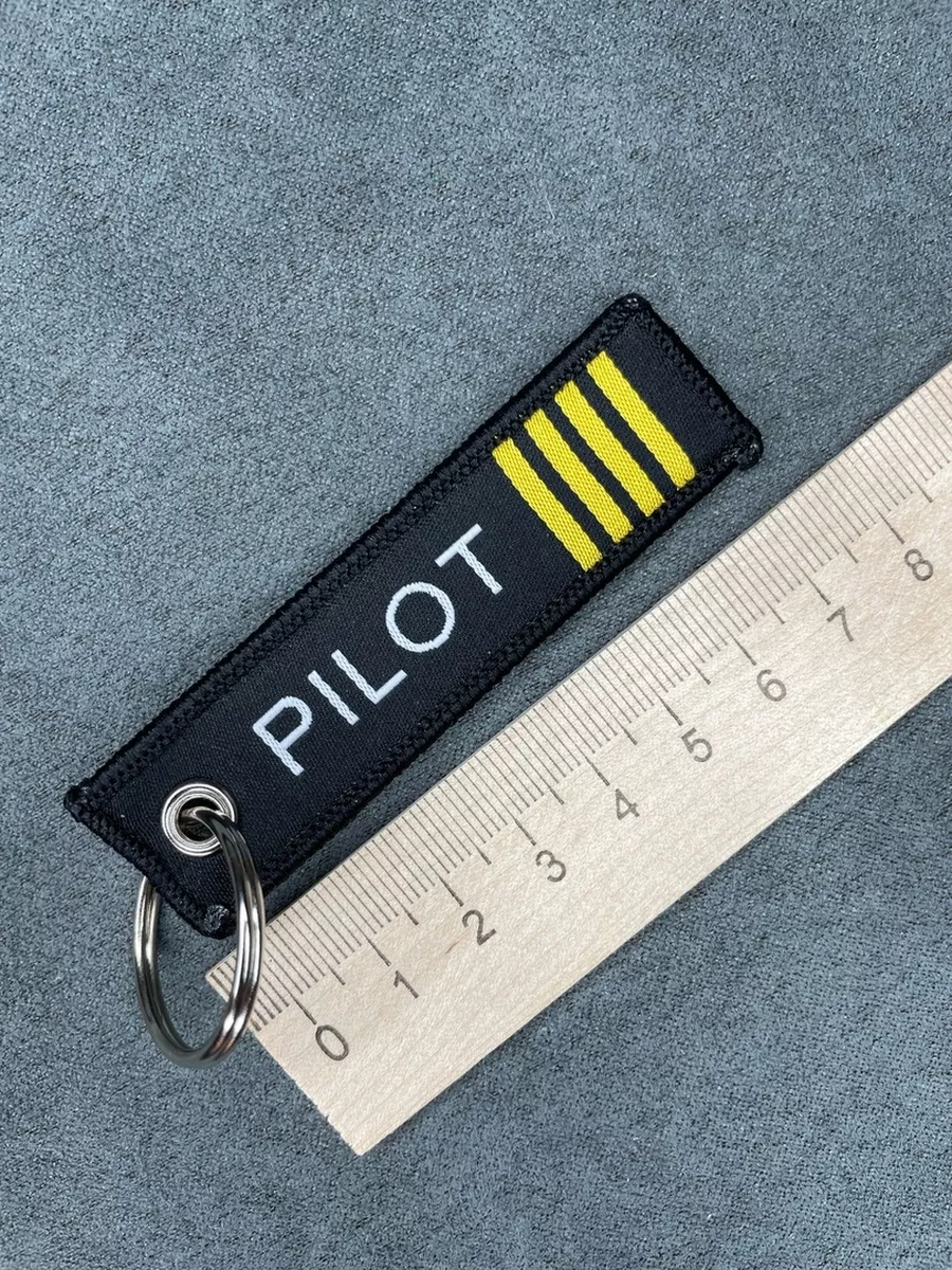 Мини тканевый брелок ремувка Pilot Пилот