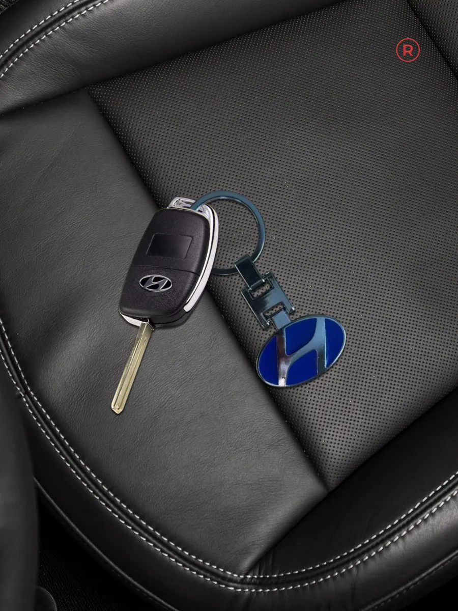 Металлический брелок Hyundai Хёнде