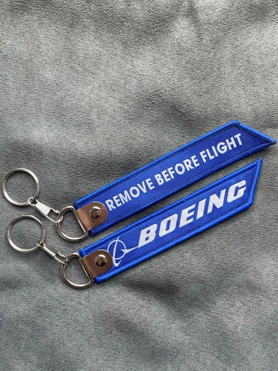 Тканевый брелок ремувка BOEING авиация