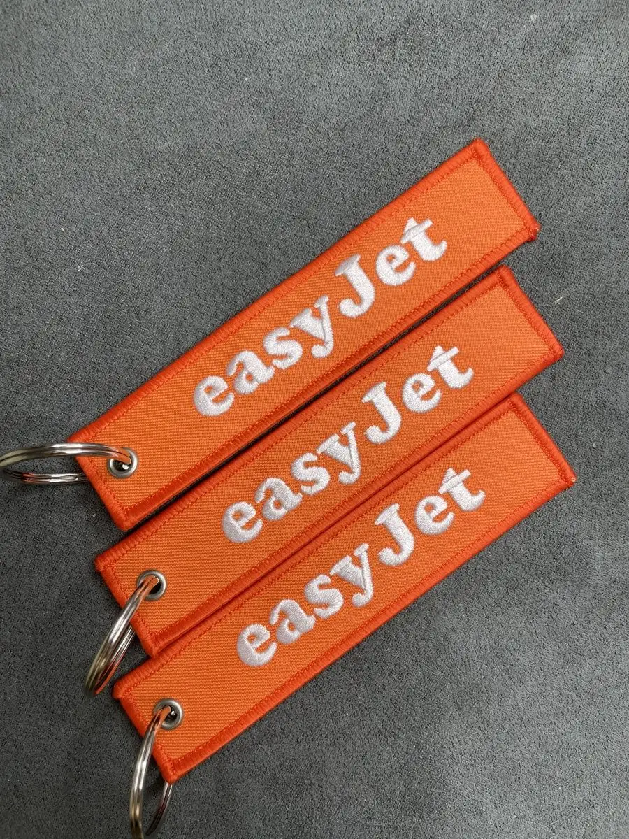 Тканевый брелок ремувка EASYJET
