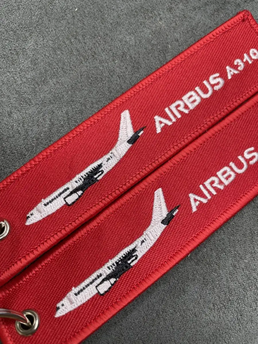 Двухсторонний тканевый брелок ремувка AIRBUS A310