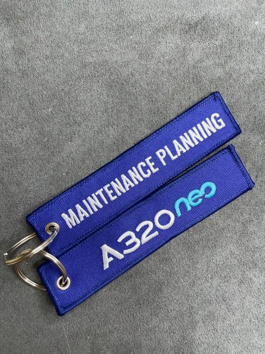Тканевый брелок ремувка MAINTENANCE PLANNING A 320 NEO