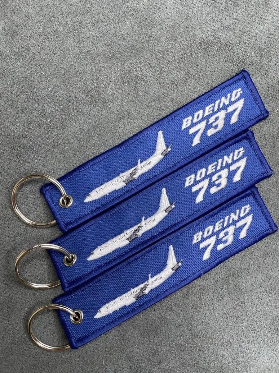 Тканевый брелок ремувка BOEING 737 Боинг 737