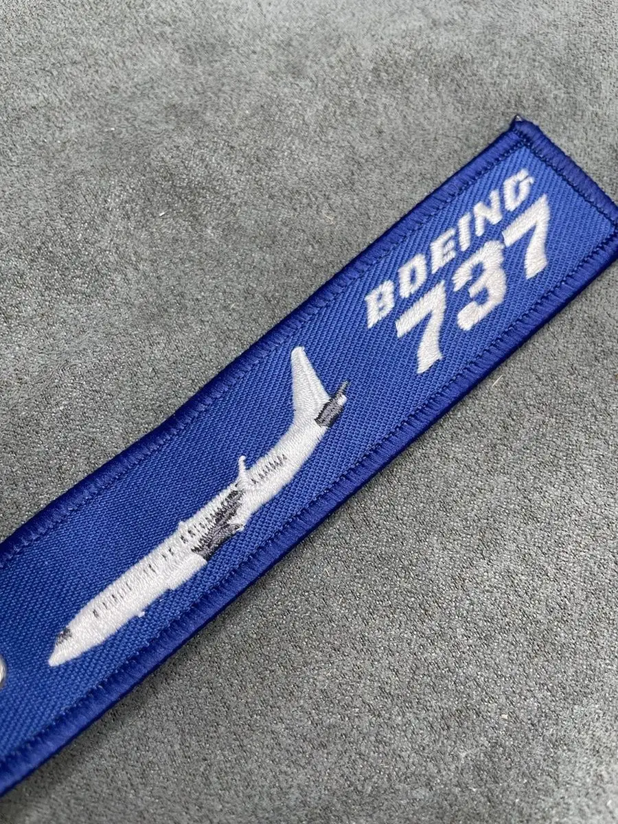 Тканевый брелок ремувка BOEING 737 Боинг 737