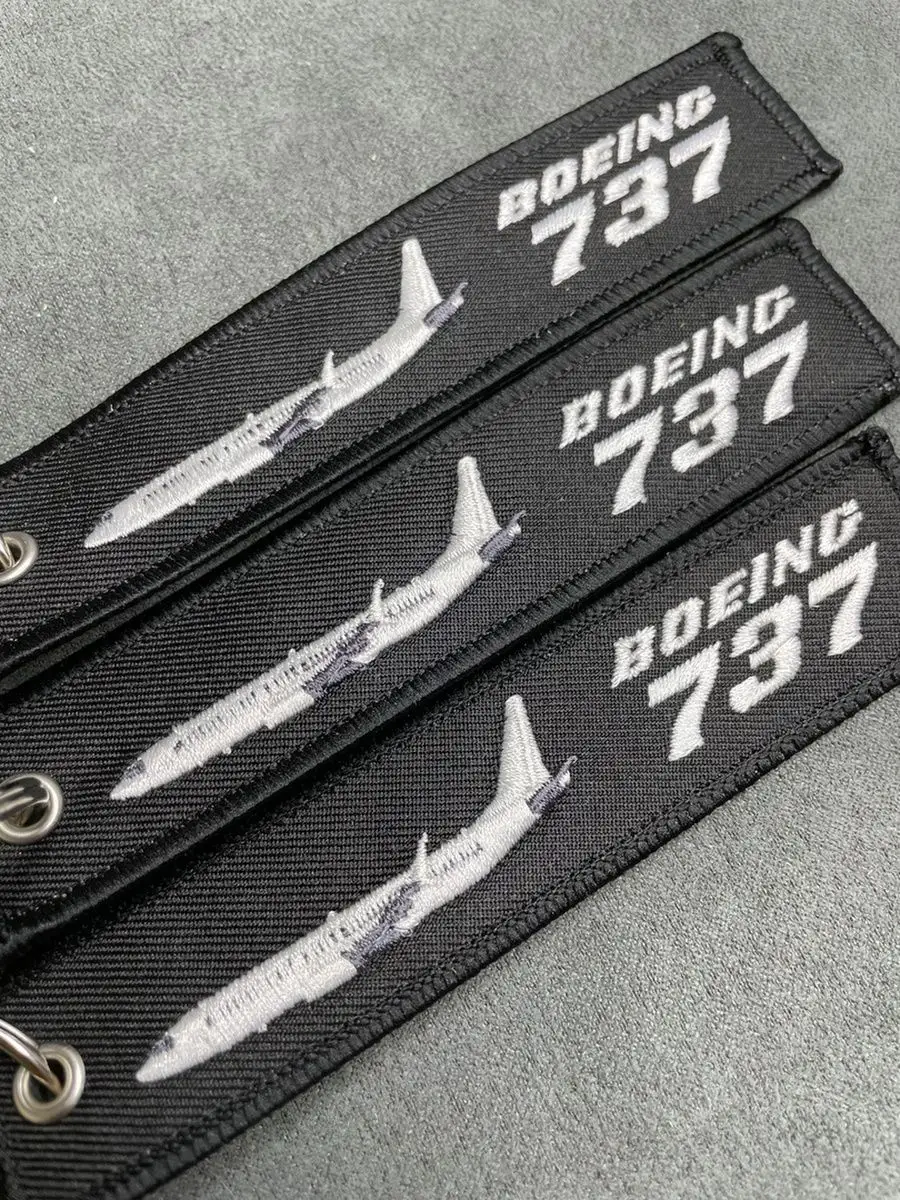Тканевый брелок ремувка BOEING 737 Боинг 737