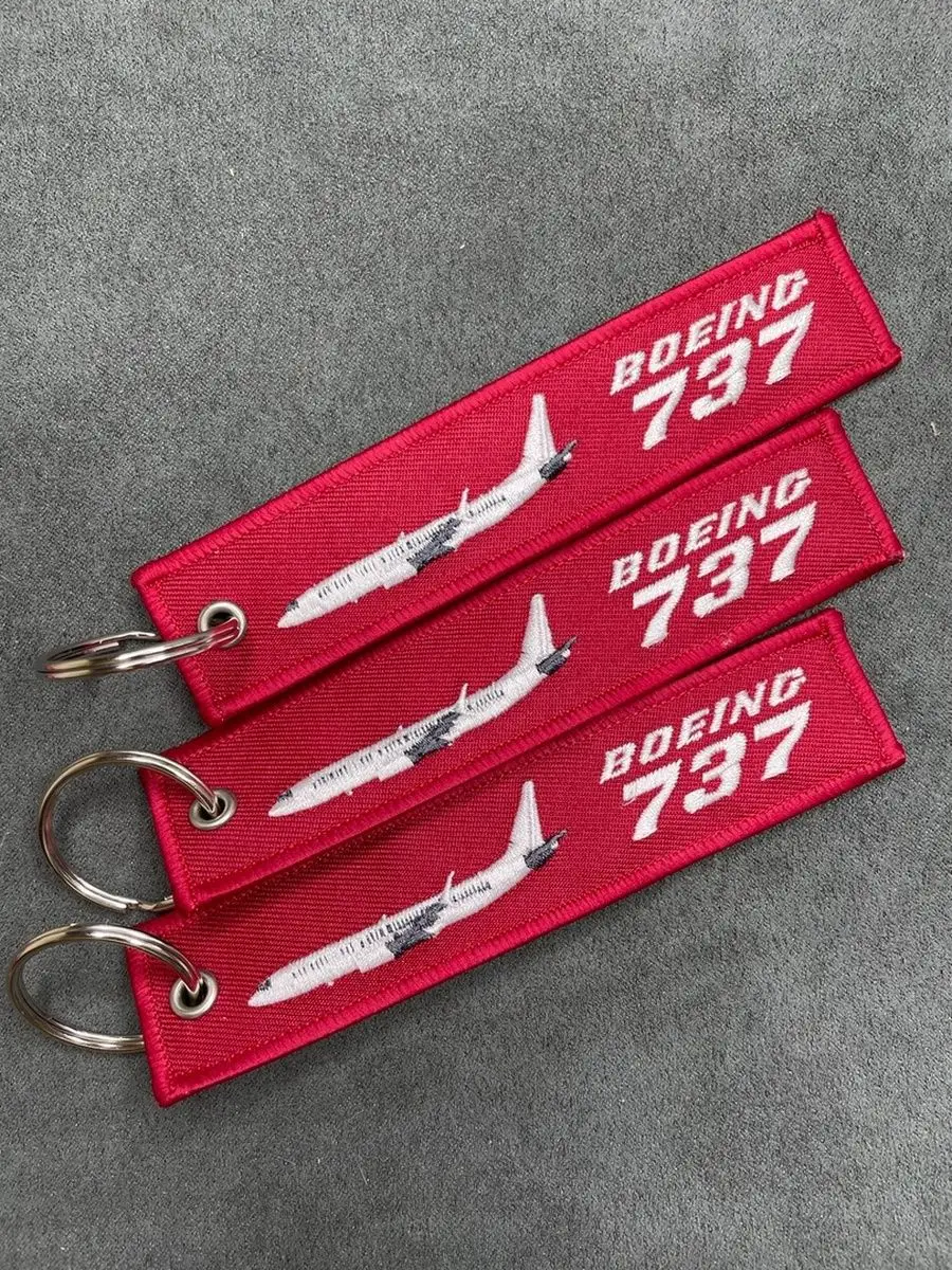 Тканевый брелок ремувка BOEING 737 Боинг 737